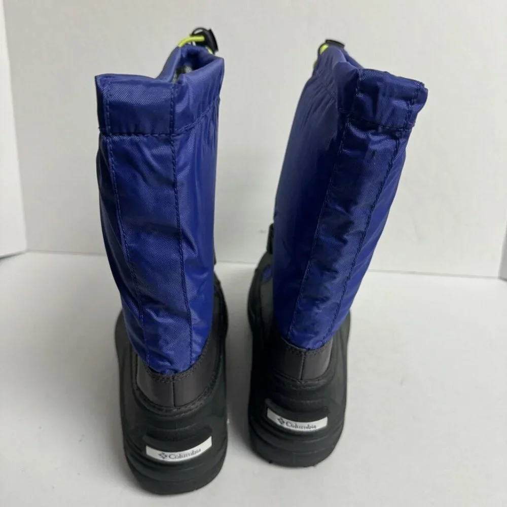 Columbia Youth Powderbug Shorty Snow Boot Purple Size 6 M Big Kid